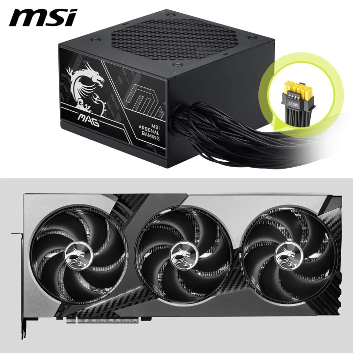 MSI MAG A750BN PCIe5 III, 80 PLUS Bronze, 750w