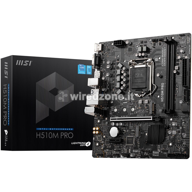MSI H510M Pro, Intel H510 Mainboard - Socket 1200 - 1