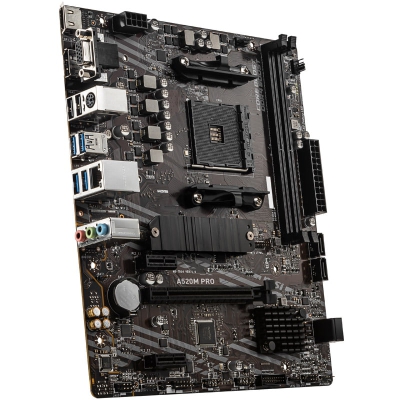 MSI A520M Pro, AMD A520 Mainboard - Socket AM4 - 2