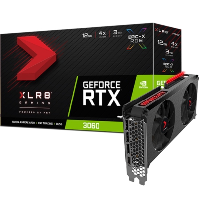 PNY Geforce RTX 3060 12GB XLR8 Gaming REVEL EPIC-X RGB™ Dual Fan GDDR6 - 1