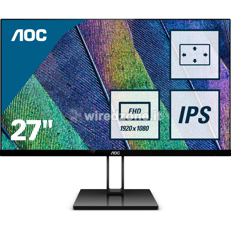AOC V2 27V2Q, 68,6 cm (27"), 75Hz, FHD, IPS - DP, HDMI - 1