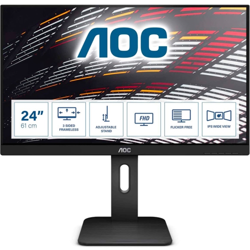 AOC P1 X24P1, 61 cm (24"), 60Hz, WUXGA, IPS - VGA, DP, HDMI - 1