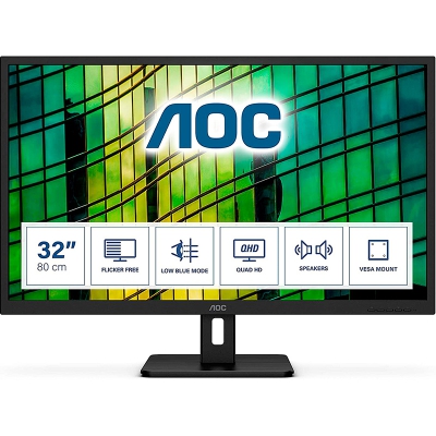 AOC E2 Q32E2N, 80 cm (31.5"), 75Hz, QHD, IPS - DP, HDMI - 1