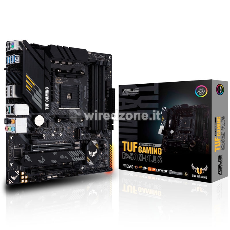 ASUS TUF Gaming B550M-PLUS, AMD B550 Mainboard - Socket AM4 - 1