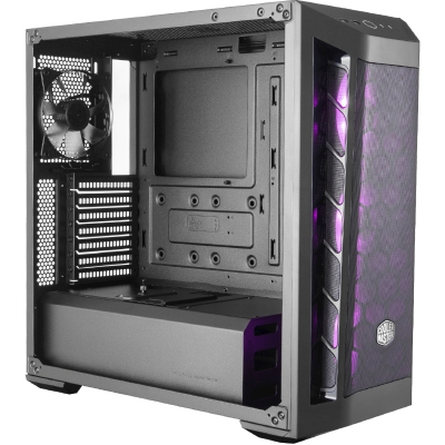 Cooler Master MasterBox MB511 RGB Mid-Tower, Side Glass - Black - 4