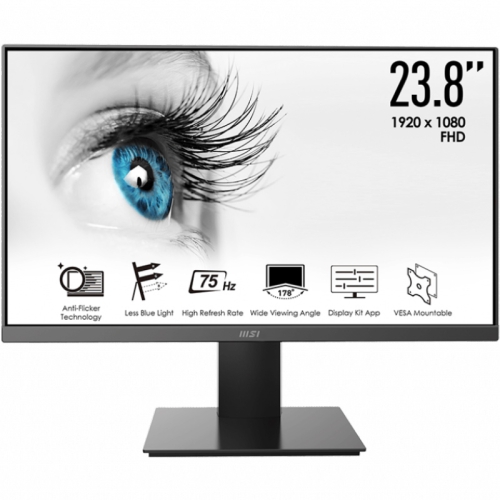 MSI Pro MP241X, 60,5 cm (23.8"), 75Hz, FHD, IPS - VGA, HDMI - 1