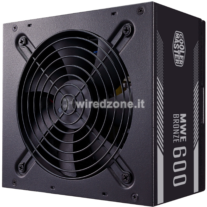 Cooler Master MWE 600 Bronze V2, Power Supply - 600 Watt - 1