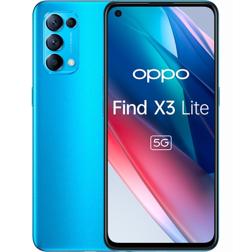 OPPO Find X3 Lite 5G Astral Blue, 16,3 cm (6.4"), 8GB RAM, 128GB, 64MP, ColorOS 11.1 - 1