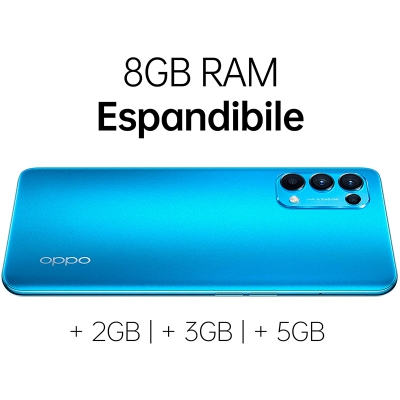 OPPO Find X3 Lite 5G Astral Blue, 16,3 cm (6.4"), 8GB RAM, 128GB, 64MP, ColorOS 11.1 - 8