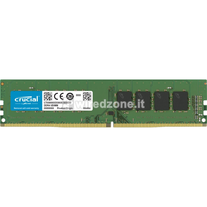 Crucial DDR4-3200, U-DIMM, CL22 - 8 GB - 1