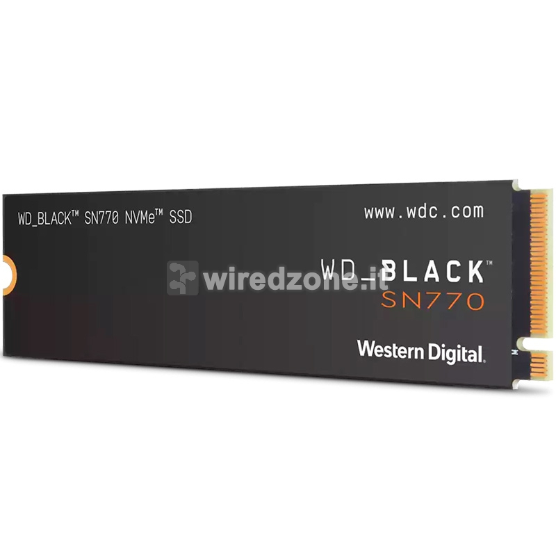 Western Digital WD_BLACK SN770 NVMe M.2 SSD, PCIe 4.0 - 500 GB - 1