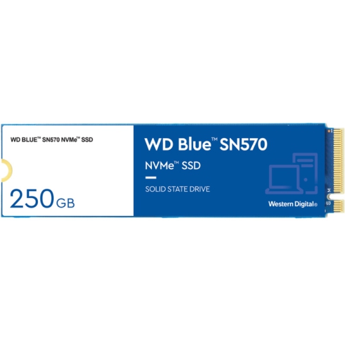 Western Digital Blue SN570 NVMe M.2 SSD, PCIe Gen3 - 250 GB - 1