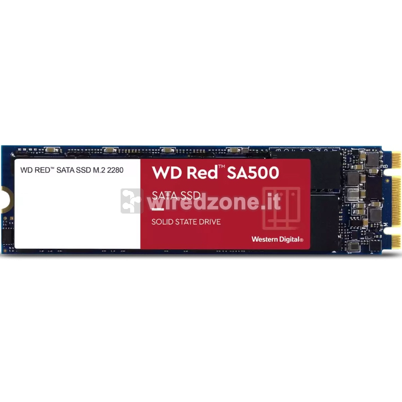 Western Digital Red SA500 NAS M.2 SSD, SATA 6G - 2TB - 1