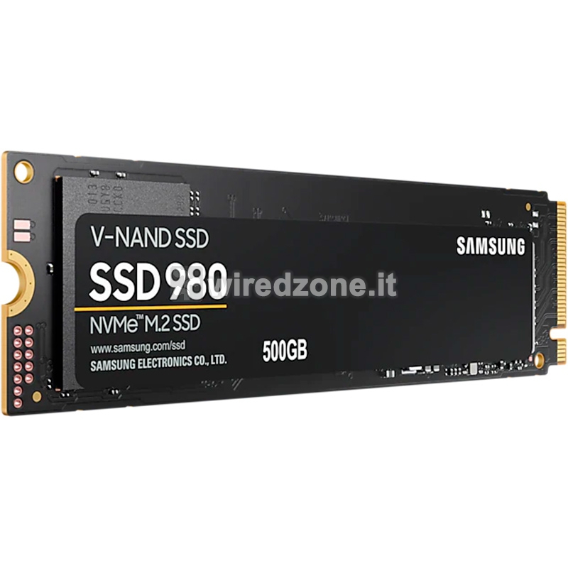 Samsung 980 NVMe M.2 SSD, PCIe Gen3, Type 2280 - 500 GB - 1