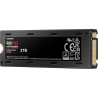Samsung 980 PRO M.2 SSD, PCIe Gen4, V-NAND MLC + Heatsink - 2 TB - 5