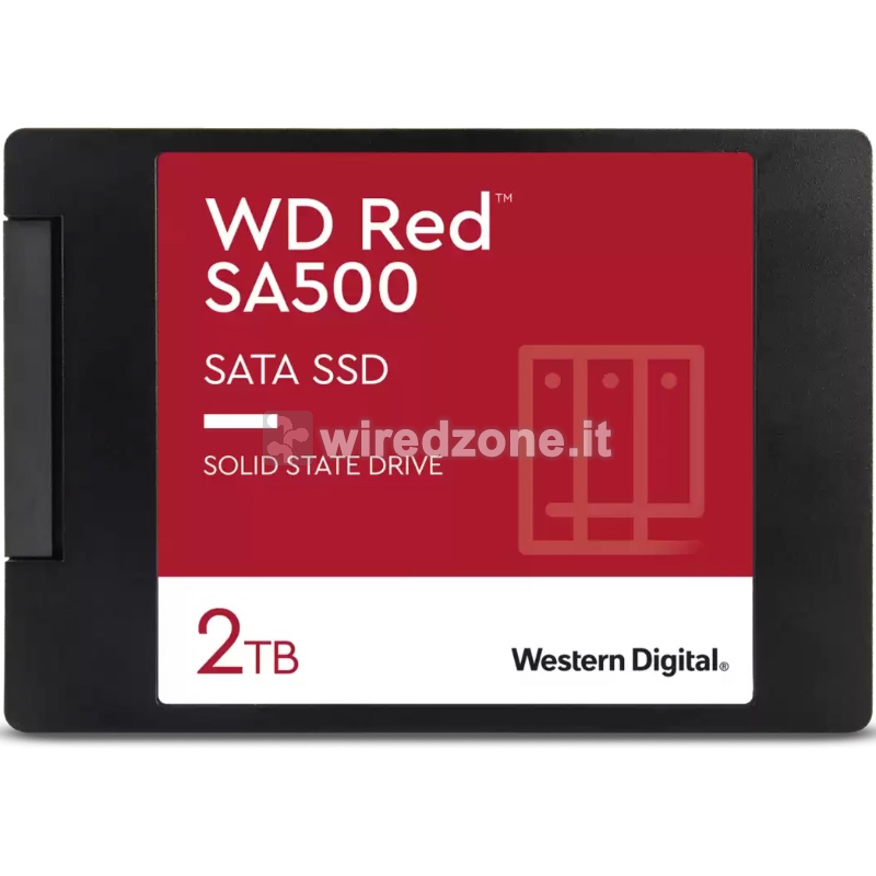 Western Digital Red SA500 NAS SSD, SATA 6G, 2.5 inch - 2TB - 1