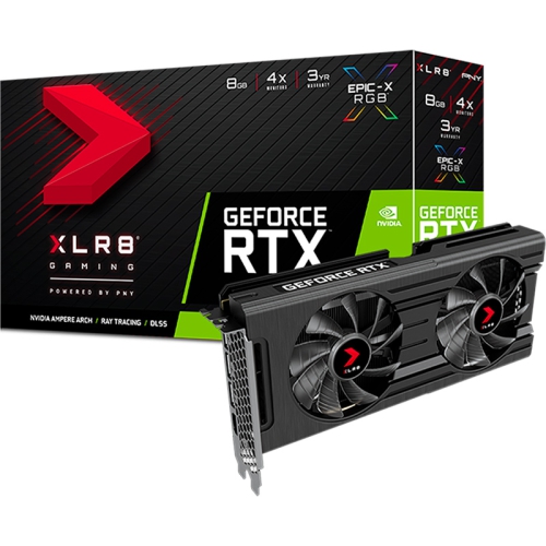 PNY GeForce RTX 3050 XLR8 Revel Epic RGB LHR 8GB GDDR6 - 1