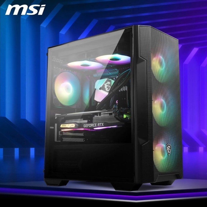 MSI MAG Forge M100R, Micro-Tower, Black