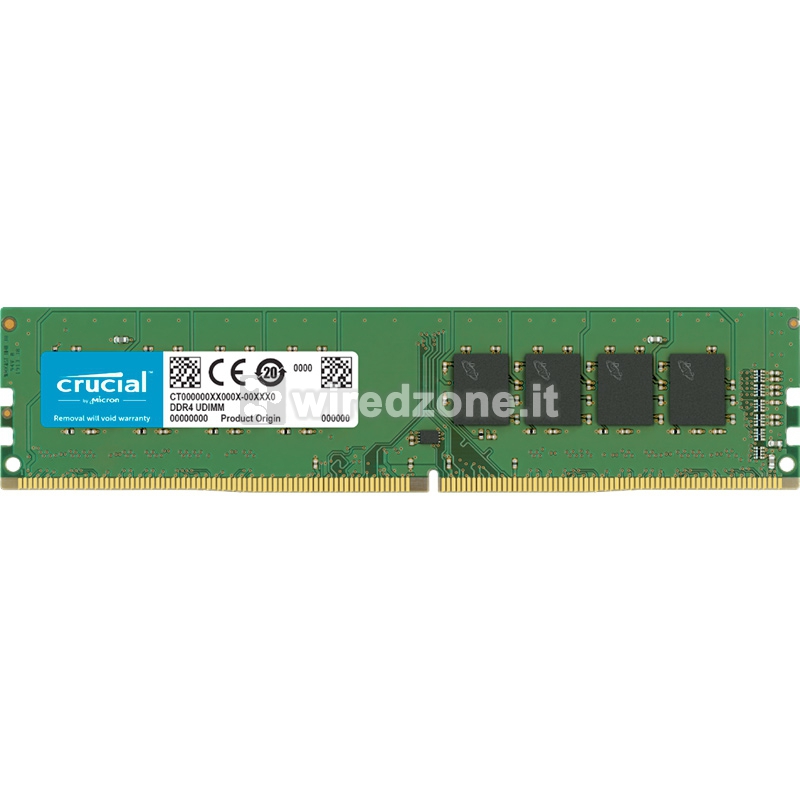 Crucial DDR4-3200, U-DIMM, CL22 - 16 GB - 1