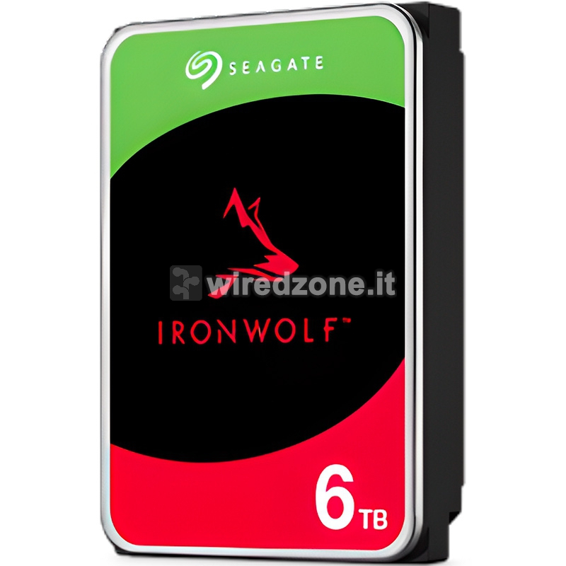 Seagate IronWolf HDD, SATA 6G, 5400 RPM, CMR, 3.5 inch - 6 TB - 1