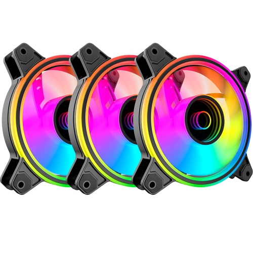 Noua Mira PWM ARGB Fan, 3x Pack + Controller - 120mm - 1