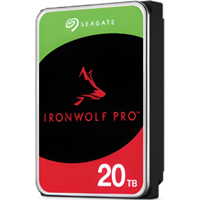 Seagate IronWolf Pro HDD, SATA 6G, 7200 RPM, CMR, 3.5 inch - 20 TB - 1