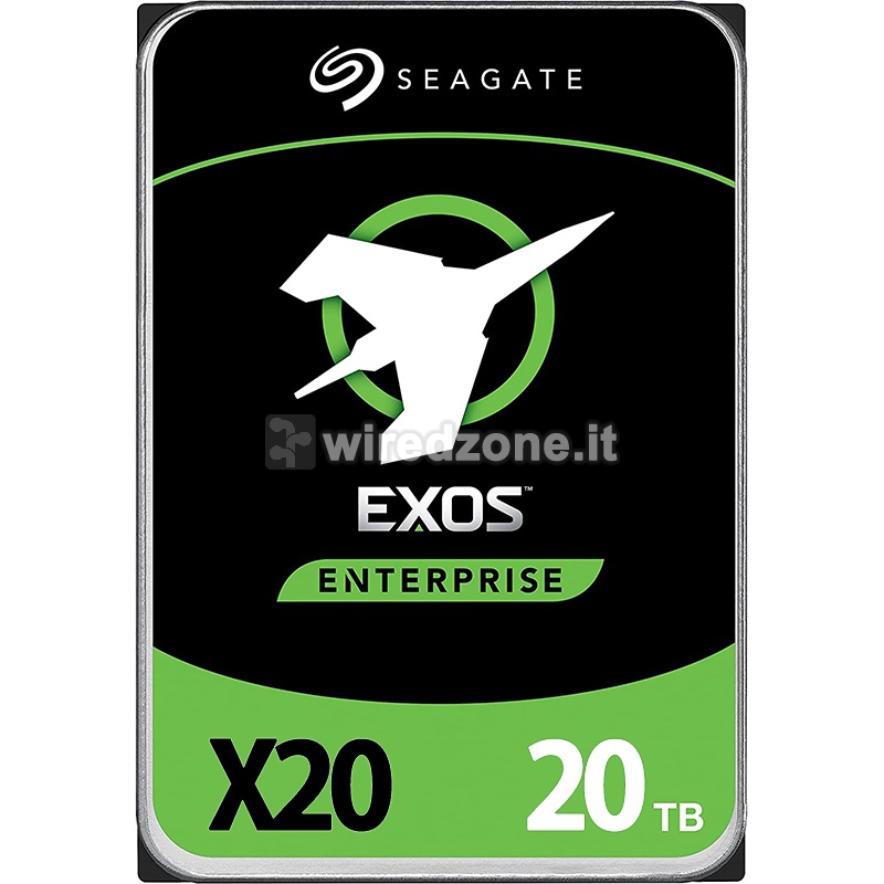 Seagate Enterprise Exos X20 HDD, SATA 6G, 3.5 inch - 20 TB - 1
