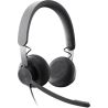 Logitech Zone Wired Teams, Headphone with Microphone - Graphite - 1