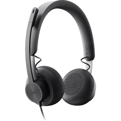 Logitech Zone Wired Teams, Headphone with Microphone - Graphite - 2