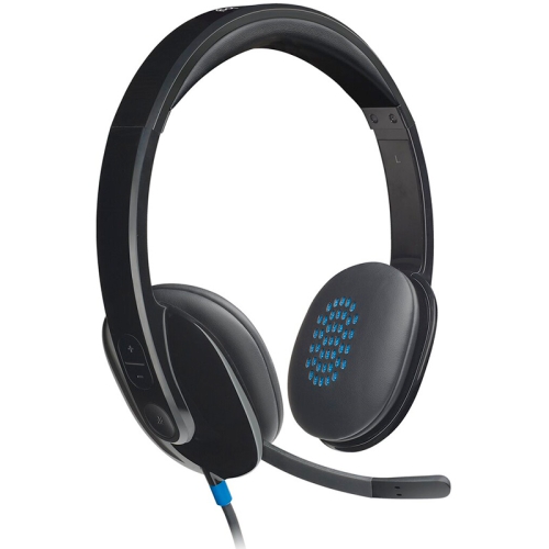 Logitech H540, USB Headphone - Black - 1