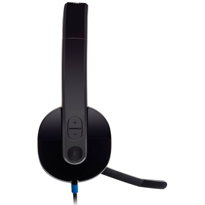 Logitech H540, USB Headphone - Black - 3