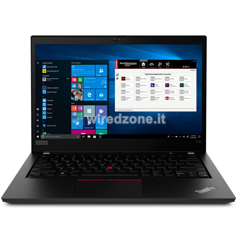 Lenovo ThinkPad P14s, i7-1260P, 35,6 cm (14"), WUXGA, Quadro T550 4GB, 16GB RAM, 512GB SSD, W11P - 1