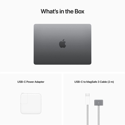 Apple MacBook Air, M2 chip, 34,5 cm (13.6"), Shared, 8GB RAM, 256GB SSD, Space Gray - 9