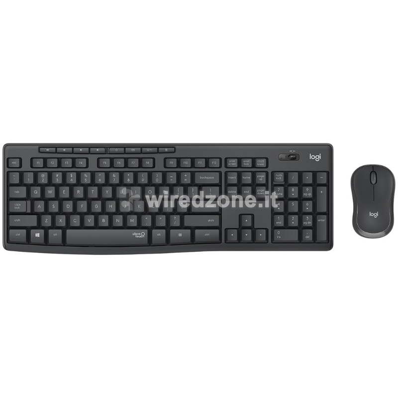 Logitech MK295, Wireless Keyboard and Mouse Combo - QWERTY Italian - 1