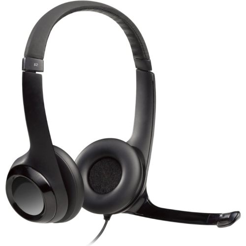 Logitech H390, USB Headphone - Black - 1