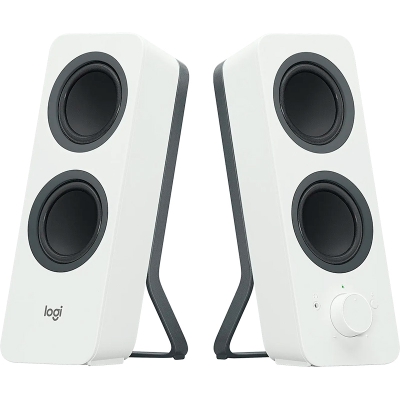 Logitech Z207, Bluetooth and Cable, Computer Speakers - White - 1
