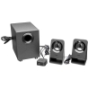 Logitech Z213, Compact 2.1 Speakers System - Black - 6