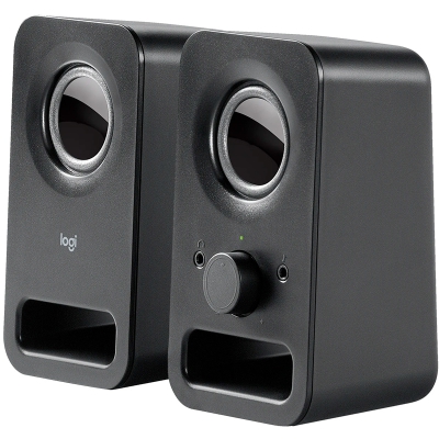 Logitech Z150, Multimedia 2.0 Speakers - Midnight Black - 2