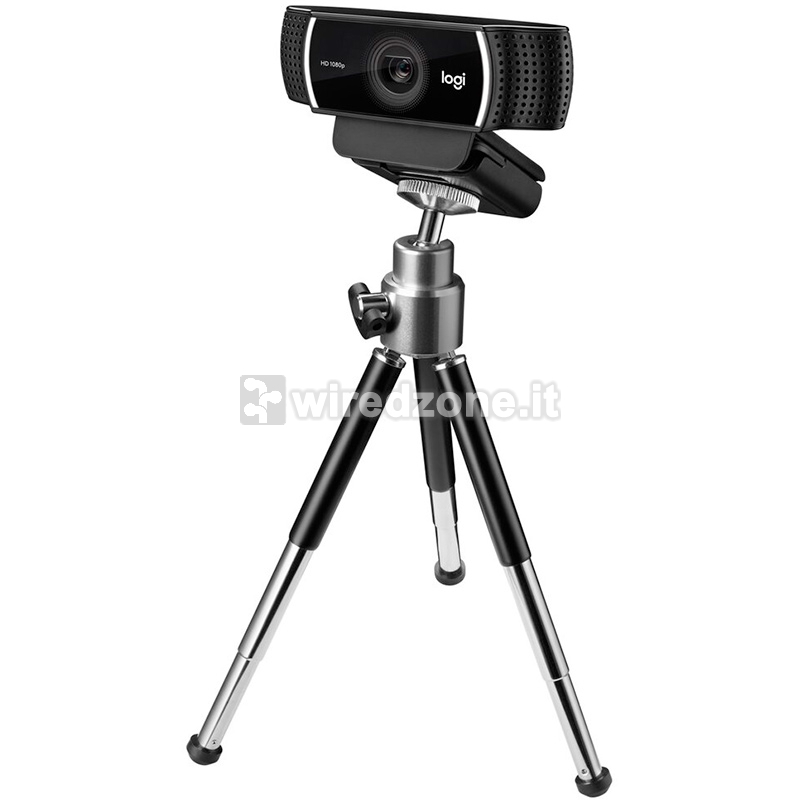 Logitech C922 Pro Stream 1080p Webcam + Capture Software - Black - 1