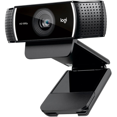 Logitech C922 Pro Stream 1080p Webcam + Capture Software - Black - 2