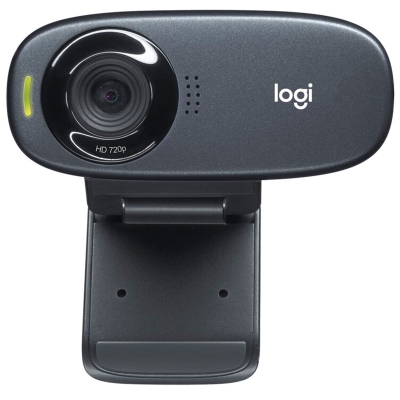 Logitech C310 HD Webcam, 720p Video with Noise Reducing Mic - Black - 2