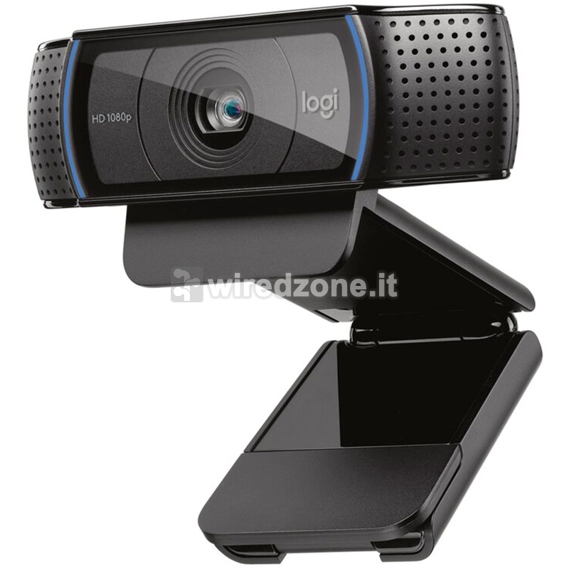 Logitech C920 PRO HD Webcam, 1080p Video with Stereo Audio - Black - 1