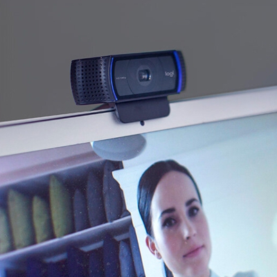 Logitech C920 PRO HD Webcam, 1080p Video with Stereo Audio - Black - 5
