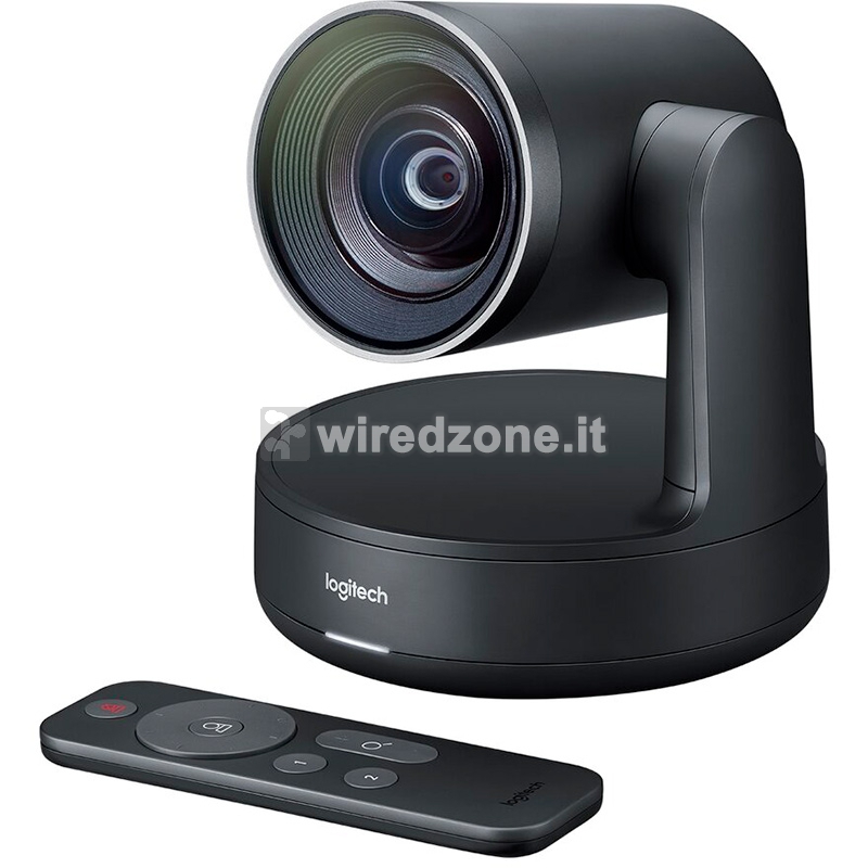 Logitech Rally Ultra HD PTZ Camera for Meeting Rooms - Black - 1