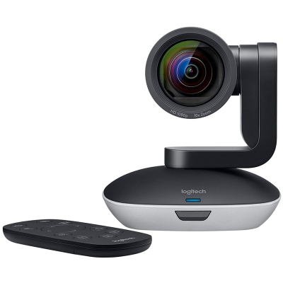 Logitech PTZ Pro 2 Video Conference Camera & Remote - Black / Gray - 2