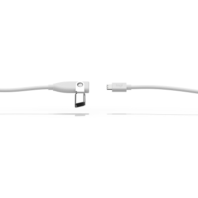 Logitech Rally Mic Pod Extension Cable - White - 3