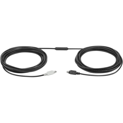 Logitech GROUP 10m Extended Cable for Large Conference Rooms - Black - 2