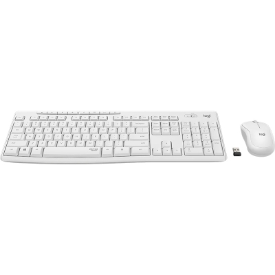 Logitech MK295 Silent Wireless Keyboard Mouse Combo - White - QWERTY Italian - 2