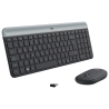 Logitech MK470 Slim Wireless Keyboard Mouse Combo - Black - QWERTY Italian - 3