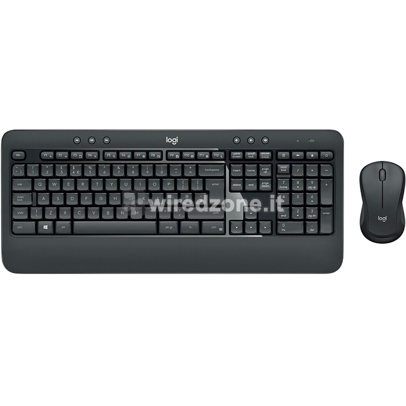 Logitech MK540 Advanced Wireless Keyboard Mouse Combo - Black - QWERTY Italian - 1